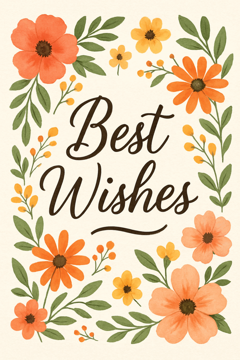 best wishes